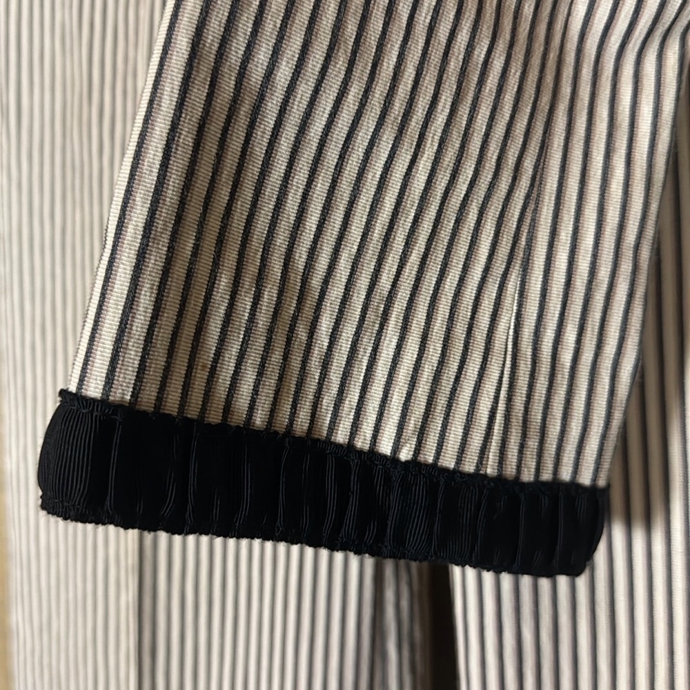 Vintage Nanette LePore blazer Striped with ribbon details Size 2 - Picture 5 of 9